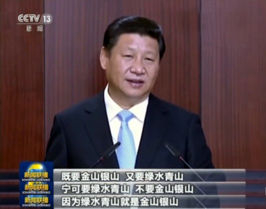 習(xí)近平：加快生態(tài)文明體制改革，建設(shè)美麗中國(guó)